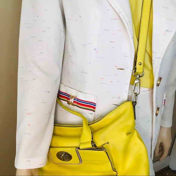 Kate Spade Lemon Yellow Crossbody Handbag - Picture 3 of 12